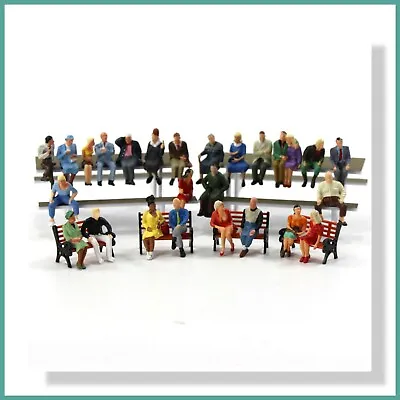 Nicely Painted Seated Figures  4 Different Sets - Suitable For O Gauge • £5.99