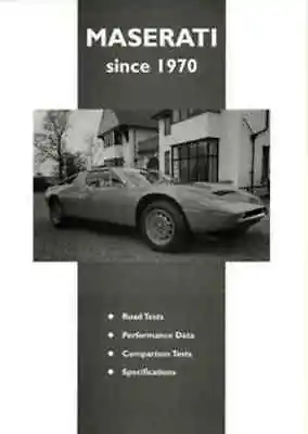 Maserati Since 1970 • $22.95