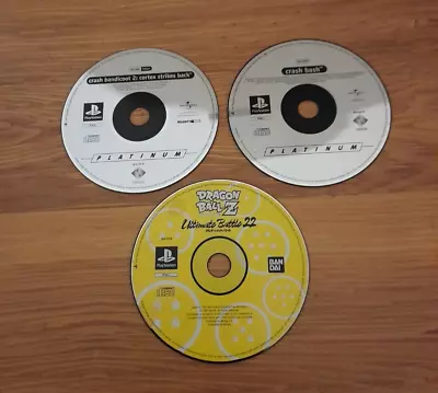 Crash Bash Crash Bandicoot 2 Bragon Ball Z - DISC ONLY - PlayStation 1 PS1 • £24.99