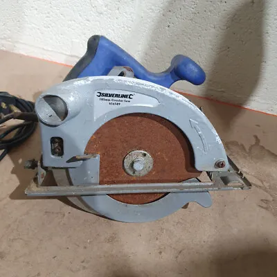 Silverline Blue & Black Corded 1200W 50Hz 4500RPM 185mm Circular Saw - For Parts • £14.99