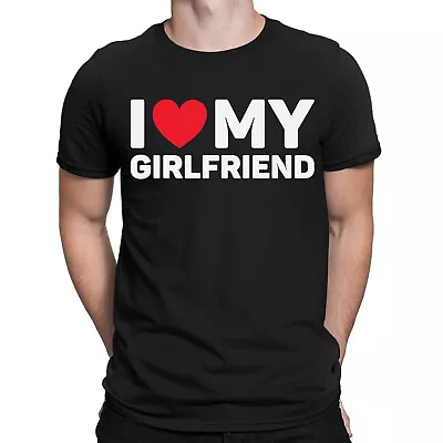 I Love My Girlfriend Worlds Best Soulmates Forever Mens T-Shirts Tee Love Top#E5 • $5.04