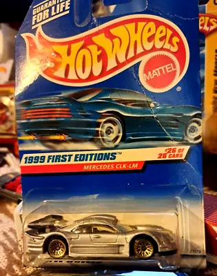 1999 Hot Wheels #926 First Edition 26/26 MERCEDES CLK-LM Gray W/Gold Lace Spokes • $2.99