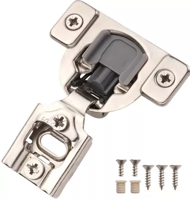 DecoBasics 10-50 Pack 1/2  Overlay Soft Close Cabinet Hinges For Kitchen Cabinet • $29.99