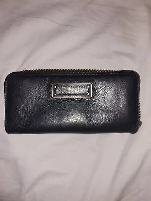 Marc Jacobs Black Leather Wallet • £35