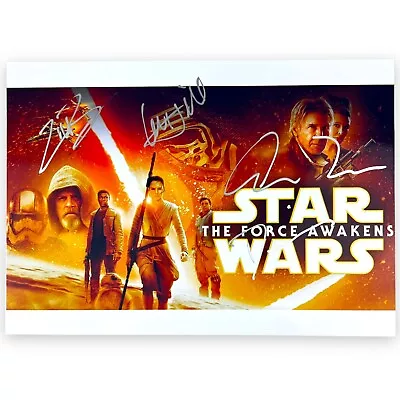 MARK HAMILL OSCAR ISAAC DAISY RIDLEY & Others Hand Signed 8x11 Photo COA (RA) • $379.05