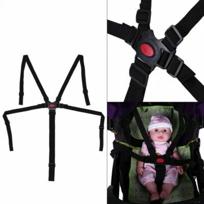 $10.85 • Buy Baby Infants 5 Point Harness Stroller High Chair Pram Buggy Car Safe Belt Strap