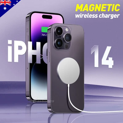 $15.90 • Buy 15W Qi Magnetic Fast Wireless Charger Pad For IPhone 14 13 12 Pro Max Magsafe