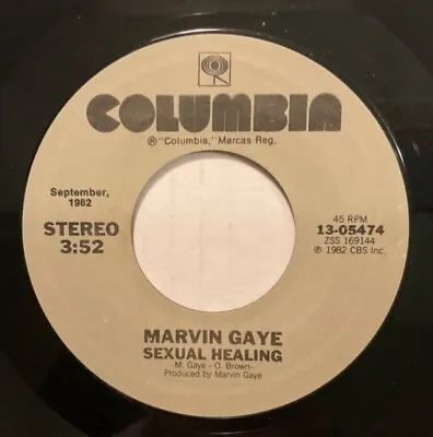 Marvin Gaye - Sexual Healing - 1982 7  45 RPM FREE COMBINE SHIPPING • $5.99