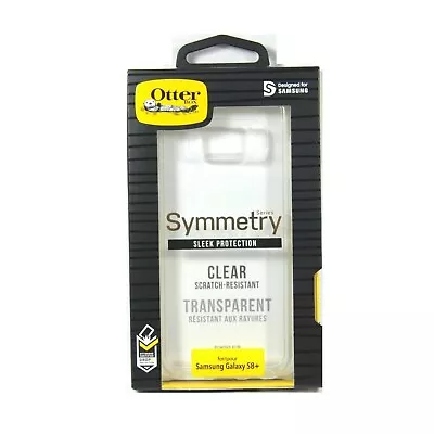 Otterbox Symmetry Clear Case For Galaxy S8+ Drop Protect One Piece New 77-54624 • $29.95