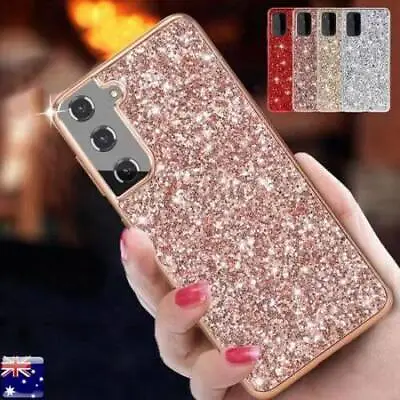 $7.98 • Buy Shockproof Glitter For Samsung S22 Ultra S21 S20 FE Note 20 S10 Bling Case Cover