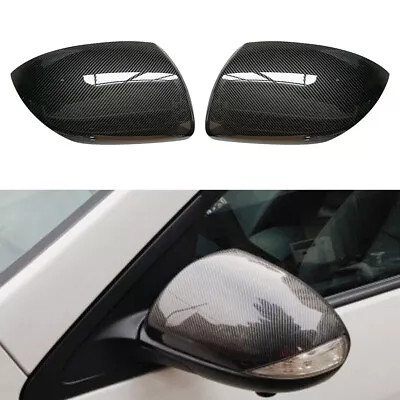 2x Carbon Fiber Look Side Rearview Mirror Cover Cap Left Right Fit For Mazda 3 6 • $41.95