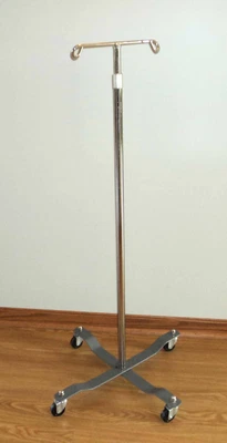 $29.95 • Buy Portable IV Infusion Bag Stand Portable ~ Heavy Duty ~ Adjusts 47-84 Inches
