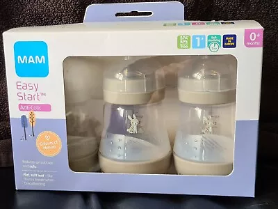 MAM Easy Start Self Sterilising Anti-Colic Baby Bottle 3 Pack (3 X160 Ml)  • £18.98