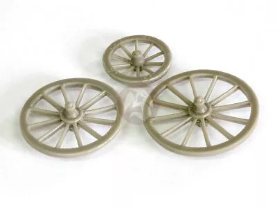 Plus Model 1/35 Horse Cart Spoked Wheel (3 Wheels: Φ 31mm 28mm And 19mm) EL067 • $10.98