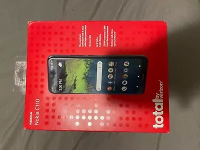 Total By Verizon Prepaid Nokia C110 4G (32GB) CDMA Smartphone - Gray • $34.99