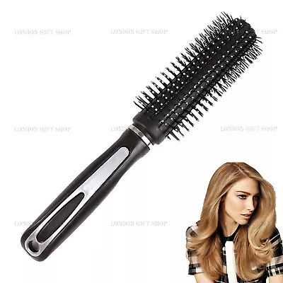  Round Radial Hair Brush Professional Ball Tipped/Nylon Pins For Blow Dry  • £6.99