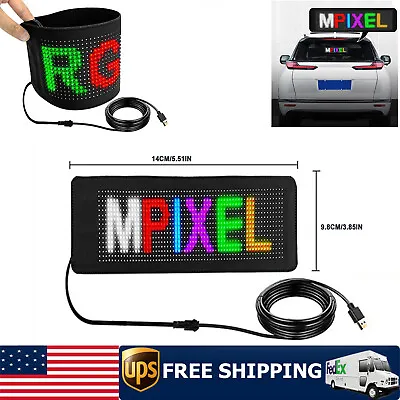 Car LED APP Programmable Showcase Message Sign Scrolling Display Lighting Board • $32.39