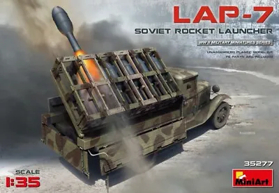 MIN35277 - Miniart 1:35 - Soviet Rocket Launcher LAP-7 • £20.69