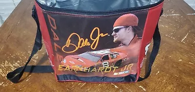 Vintage Dale Earnhardt Jr. NASCAR Lunchbox Soft Cooler Zip With Strap Red 6 Can • $15