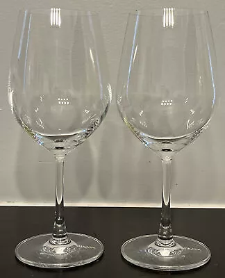 Set Of 2 Mikasa Crystal 9  Red Wine Glasses Glass • $19.99