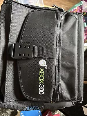 Vintage Genuine Xbox 360 Carrying Case Black Nylon Video Gaming • $17.50