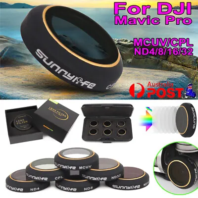 $21.47 • Buy Lens Filters Gimbal Camera ND4/8/16/32+CPL+MCUV Accessori For DJI MAVIC PRO 6 HD