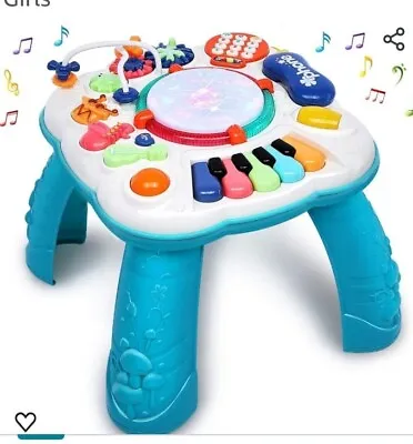 STOTOY Baby Toy Music Learning Table 6-Month Early Education Music Activity... • £17.50