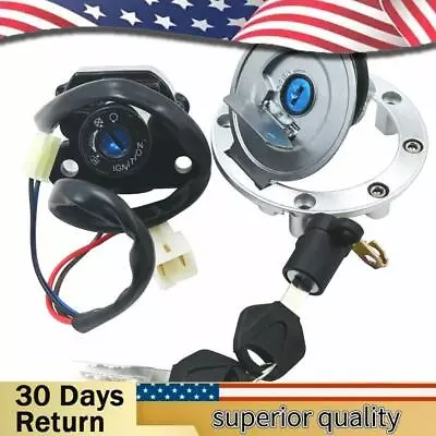 Ignition Switch Lock Fuel Gas Cap For Yamaha YZF R1 R1 2004-14 YZF R6 R6 2006-16 • $30