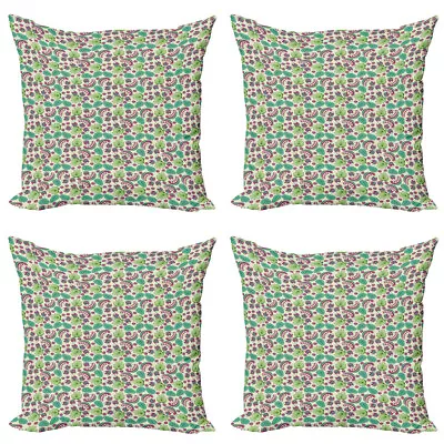 Paisley Pillow Cushion Set Of 4 Traditional Motifs • £22.99