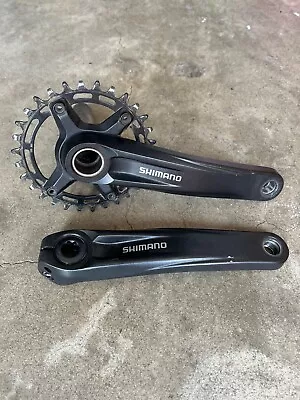 Shimano MT511 Crankset  Steel Ring 52mm Chainline 175mm Length • $35