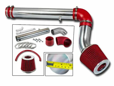 3  RED Cold Air Intake + Filter For 05-09 Magnum/Charger/05-10 300 2.7L V6 • $119.82