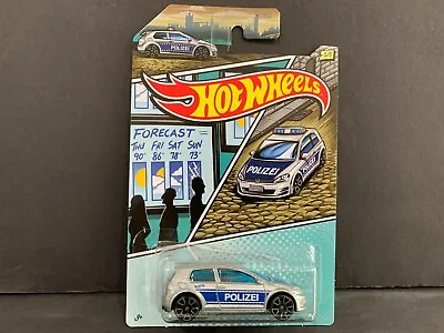 Hot Wheels Volkswagen Golf MK7 Germany Police GDG44-956L 1/64 • $1.99