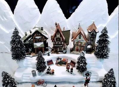 Styrofoam Mountain Background For Christmas Village (Lemax Dept56) • $54
