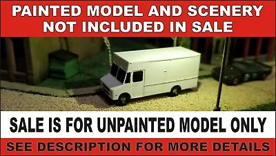 N Scale Delivery Step Van Truck 1:160 Railroad Vehicle Free Decals Unpainted • $6.15