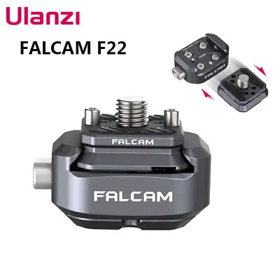 FALCAM F22 QR System Arca Swiss Quick Release Plate Clamp With 1/4 For Camera • £10.79