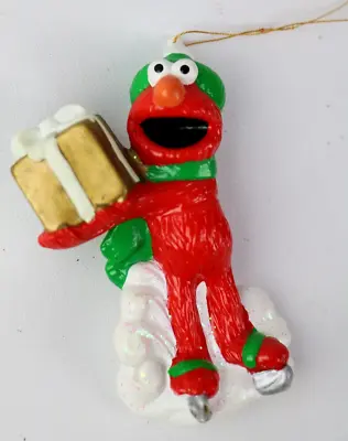 Vintage Elmo Christmas Ornament On Ice Skates Sesame Street Henson • $6.60