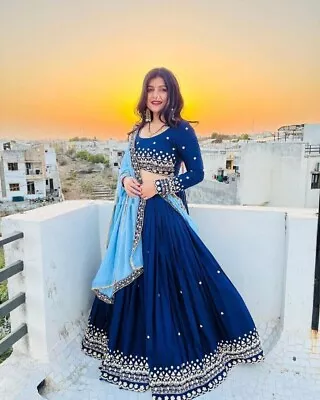 New Bollywood Latest Stylish Wear Indian Wedding Party Designer Lehenga Choli • $80.49