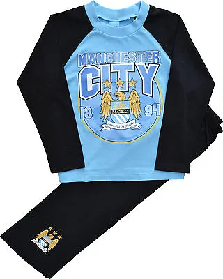 Manchester City Pyjamas Football Pjs Sleepwear Ages 4-5 5-6 Years • £4.50
