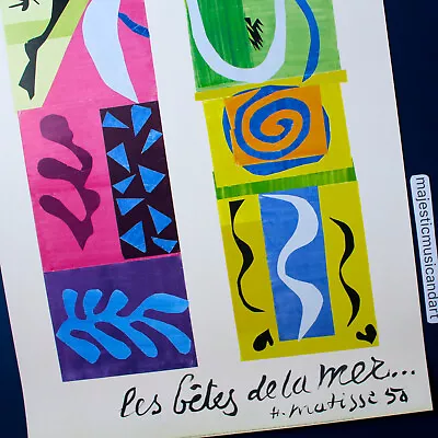 Beautiful Henri Matisse 2019 Lithograph Poster Large • $105