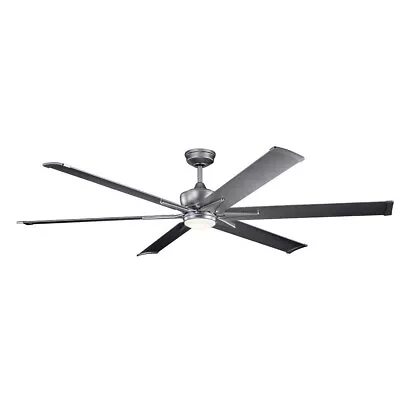 Ceiling Fan With Light Kit - 16.25 Inches Tall By 80 Inches Wide   Weathered • $548.95