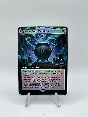 Agatha's Soul Cauldron -  Foil Custom Sticker On MTG Bulk Card. • $4.99