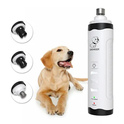 Electric Dog Nail Grinder Professional Pet Trimmer USB Charge Portable Clipper  • $18.99