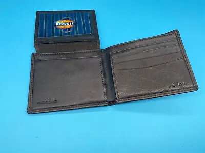 Fossil 100% Genuine Leather Wallet Brown Color Designer Men’s • $25