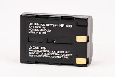 Original Minolta NP-400 Lithium Ion Batterie Paquet Dynax 5D 7D Dimage A1 A2 • $36.17