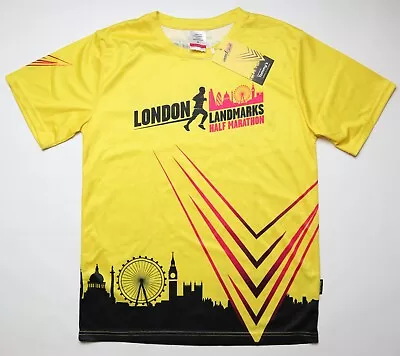 Bnwt London Half Marathon 2022 Running Shirt Jersey Yellow New Men’s M Medium • $59.80