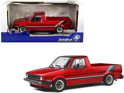 1/18 Solido VW 1982 Volkswagen Caddy MK1 Pickup Truck Diecast Model Red S1803508 • $44.25