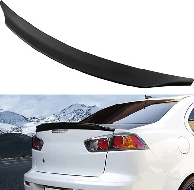 $99 • Buy Plastic Made Rear Boot Ducktail Spoiler Fits Mitsubishi Lancer CJ ES 2007-2017