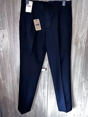 Mens Jacamo Tailored Trousers Size 34R Black • £5.99