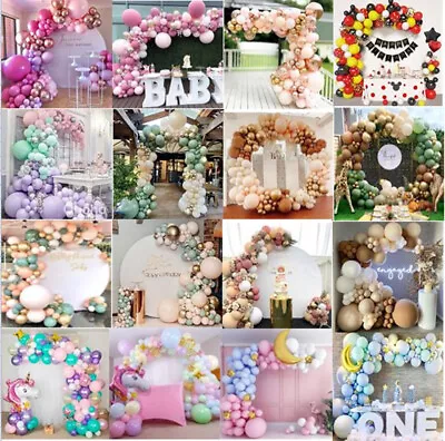 $25.89 • Buy Balloon Arch Kit Set Birthday Wedding Party Garland Decor Coffee Gold Balloons 