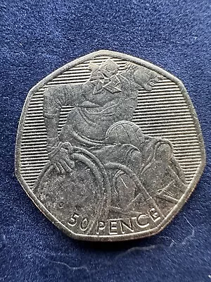 Olympic 50p Circulated Wheelchair Rugby Great Condition • £2.99